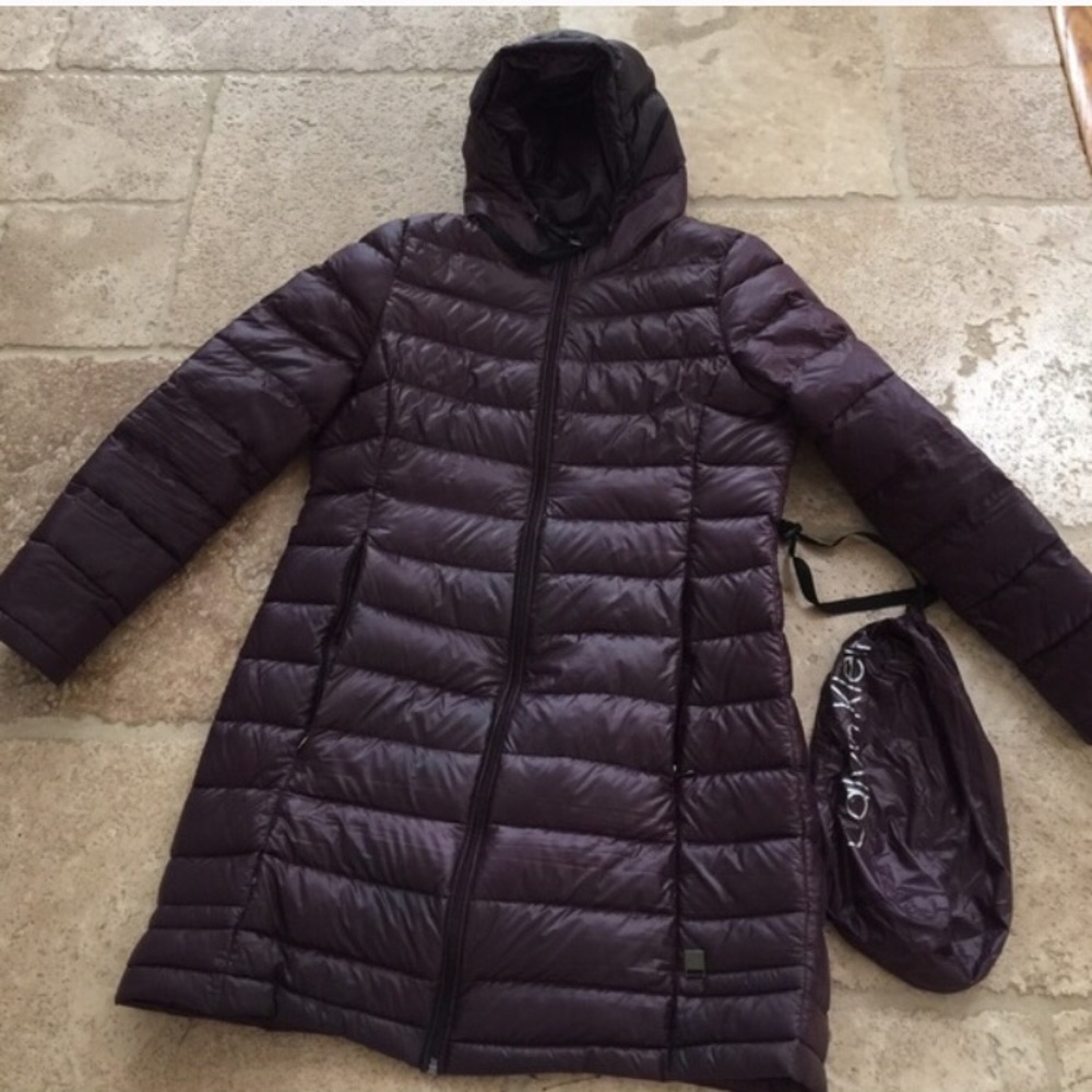 Calvin Klein packable lightweight down jacket